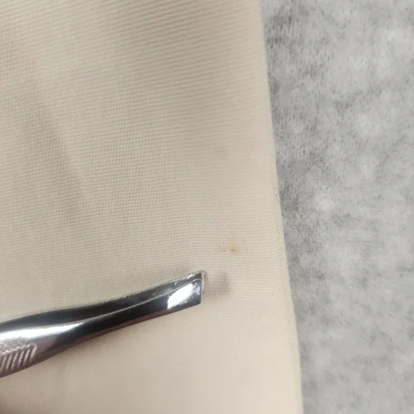 TSE Straight Leg‎ Dress Pants Womens Size 4 Beige 100% Cotton Made in Italy - Picture 8 of 8